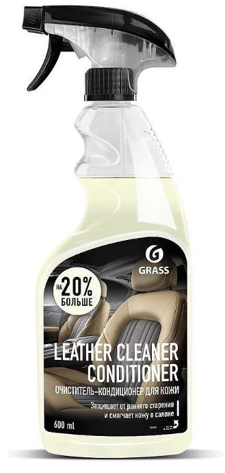 110402 Grass очиститель-кондиционер кожи! Leather Cleaner Conditioner флакон 600мл