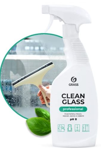 125552 Grass очиститель стекол и зеркал! Clean Glass Professional (флакон 600мл)