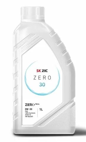 132676 ZIC Масло синтетическое ZERO 30 (1 л; 0w-30; SN) SK Lubricants