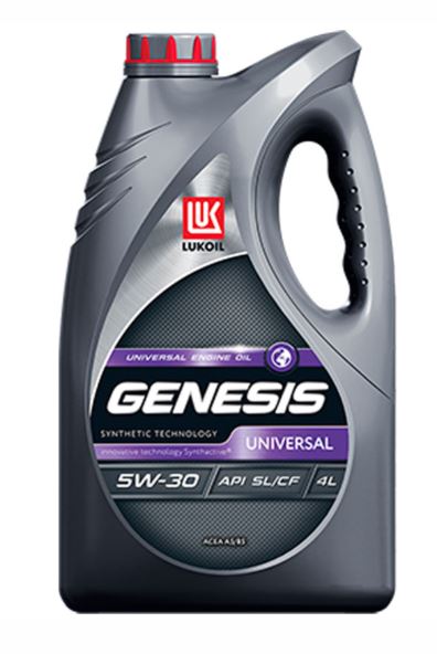 3148621 Моторное масло Лукойл (Lukoil) GENESIS UNIVERSAL 5W-30 Полусинтетическое 4 л