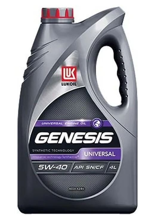 3148631 Моторное масло Лукойл (Lukoil) GENESIS UNIVERSAL 5W-40 Полусинтетическое 4 л