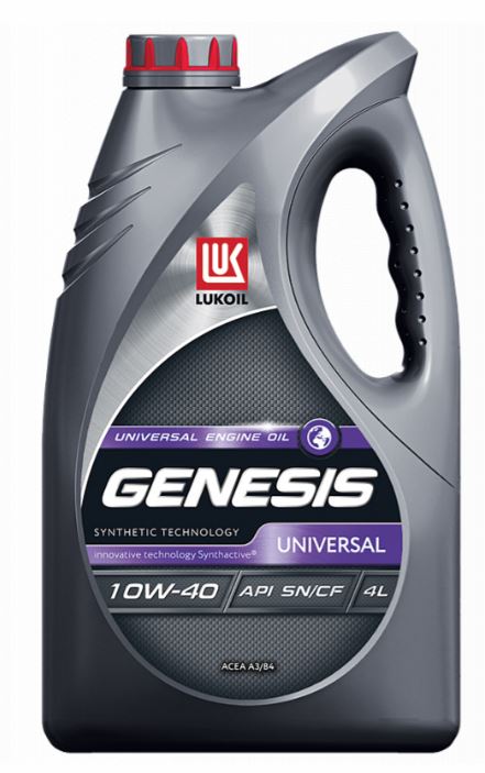 3148646 Моторное масло Лукойл (Lukoil) GENESIS UNIVERSAL 10W-40 Полусинтетическое 4 л