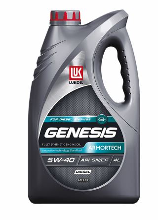 3149129 LUKOIL GENESIS ARMORTECH DIESEL 5W-40 масло моторное синтетическое 4 литра