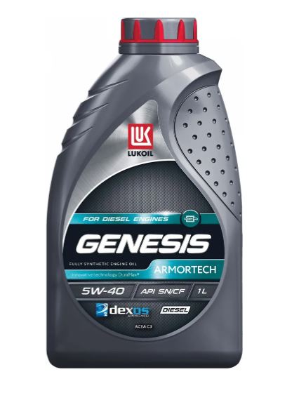 3150233 LUKOIL GENESIS ARMORTECH DIESEL 5W-40 масло моторное синтетическое 1 литр