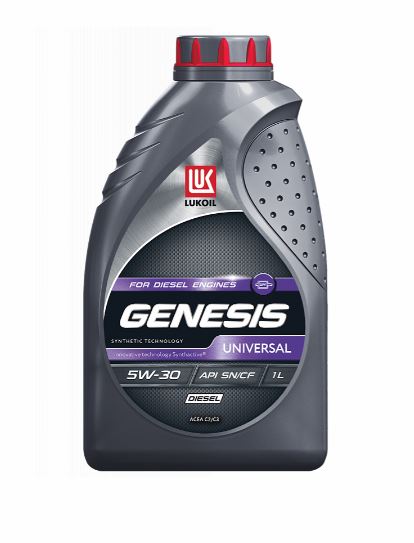 3173866 LUKOIL GENESIS UNIVERSAL DIESEL 5W-30 масло моторное на основе синтетической технологии 1 литр