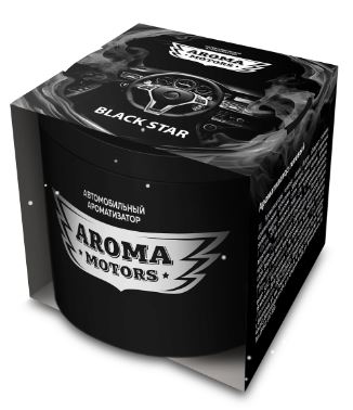 AC-0171 Grass ароматизатор гелевый! Aroma Motors BLACK STAR