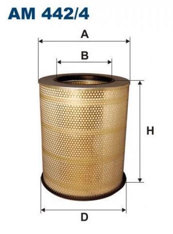 AM4424 FILTRON фильтр воздушный H415 D332202 Volvo FH12