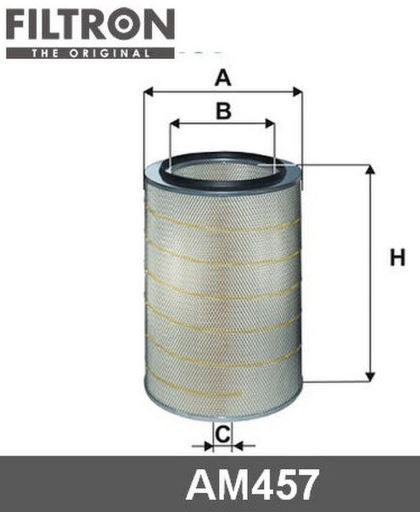 AM457 FILTRON воздушный фильтр 505-328216 Iveco EurotechEurostarCursor E434752