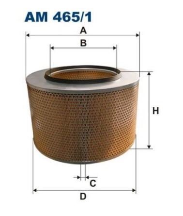 AM4651 FILTRON фильтр воздушный 262-420255 MB ACTROS