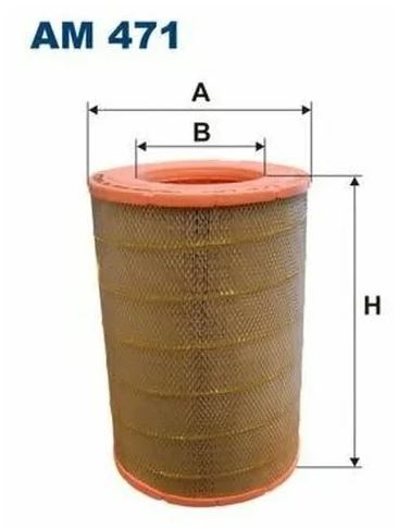 AM471 FILTRON фильтр воздушный H464 D313178 RVI MagnumMidlumPremium 96>
