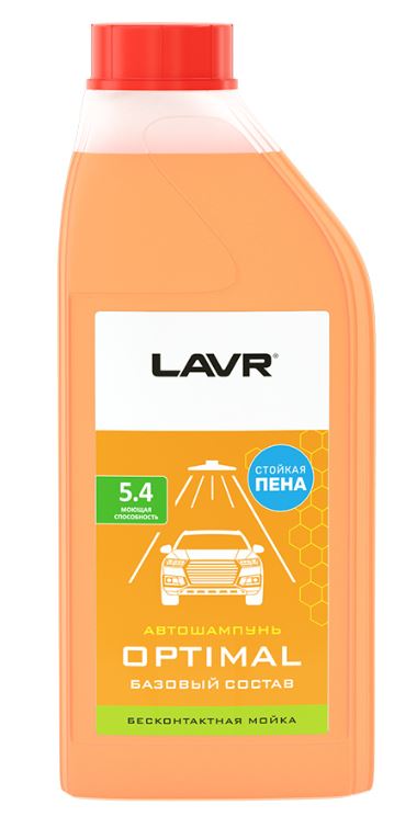 LN2316 LAVR Автошампунь Optimal, 1л