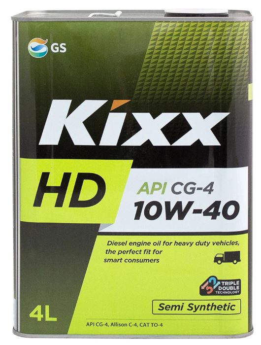 L525544TE1 Масло моторное KIXX HD 10W40 CG-4 (4 л) псинт.